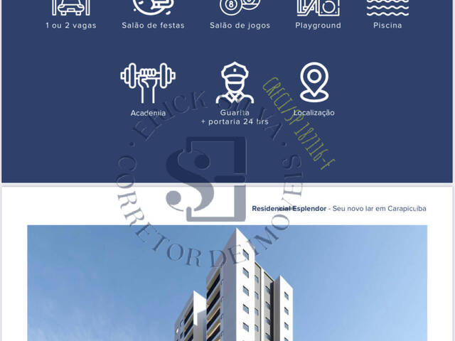 #218 - Apartamento para Venda em Carapicuíba - SP - 1